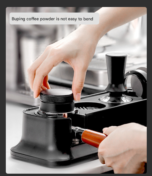 Grey Espresso Coffee Tamping Station - Barista Tool Organizer for 51/53/58mm Portafilter, Tamper & Distributor