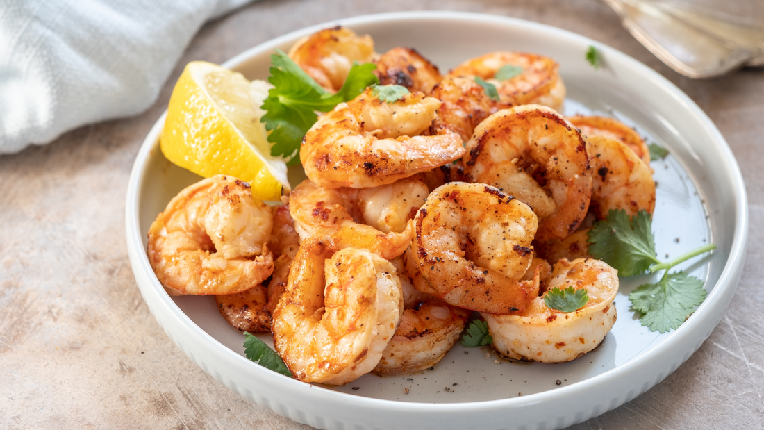 Barbecued Prawns with Cheat's Bearnaise
