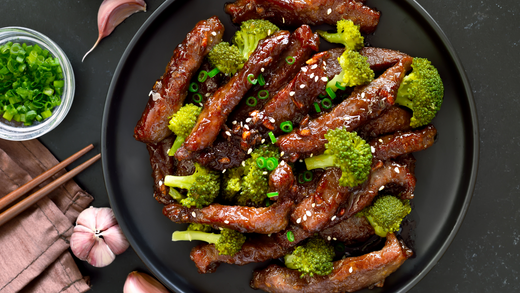 Easy Teriyaki Beef and Walnut Stir-Fry