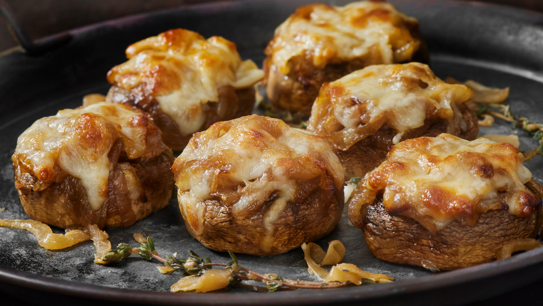 French Onion Stuffed Mushrooms