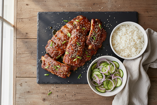 Air Fryer Sticky Pork Ribs