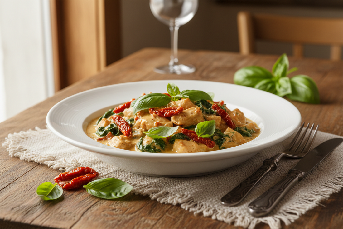 Slow Cooker Tuscan Chicken — Rich, Creamy & Effortless