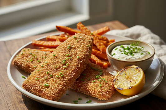 Fish and Sweet Potato Chips