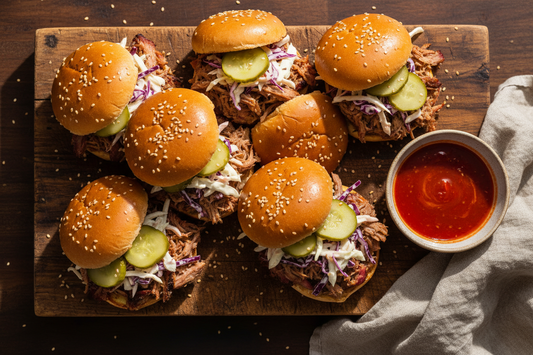 Slow Cooker Pulled Pork Sliders