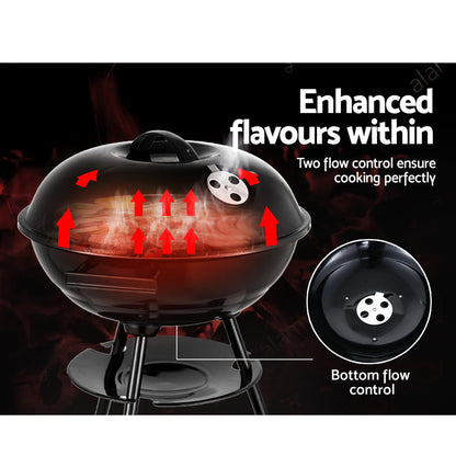 Grillz BBQ Grill Charcoal Smoker