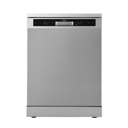 Devanti 60cm 14 Place Settings Freestanding Dishwasher Silver