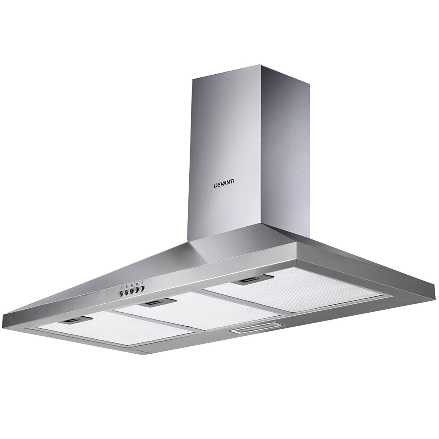 Devanti 900mm Stainless Steel Range Hood | Wall Mount | Silver