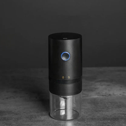 Portable USB C Rechargeable Coffee Grinder  Mill Black
