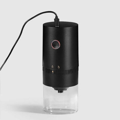 Portable USB C Rechargeable Coffee Grinder  Mill Black