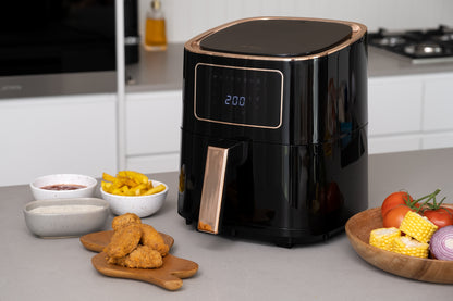 7L Digital Air Fryer (Black) 1700W, 200C, 8 Cooking Settings