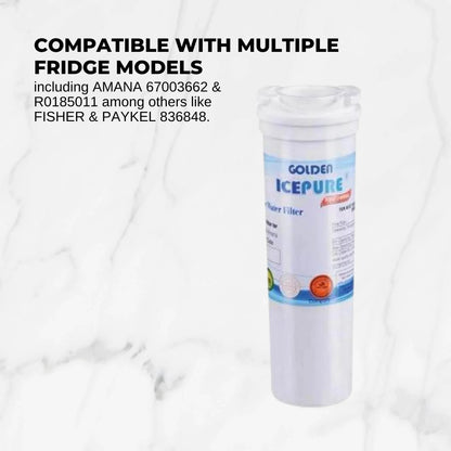 Fridge Water Filter Cartridge RFC2400A RWF2400A For Fisher & Paykel 836848 836860
