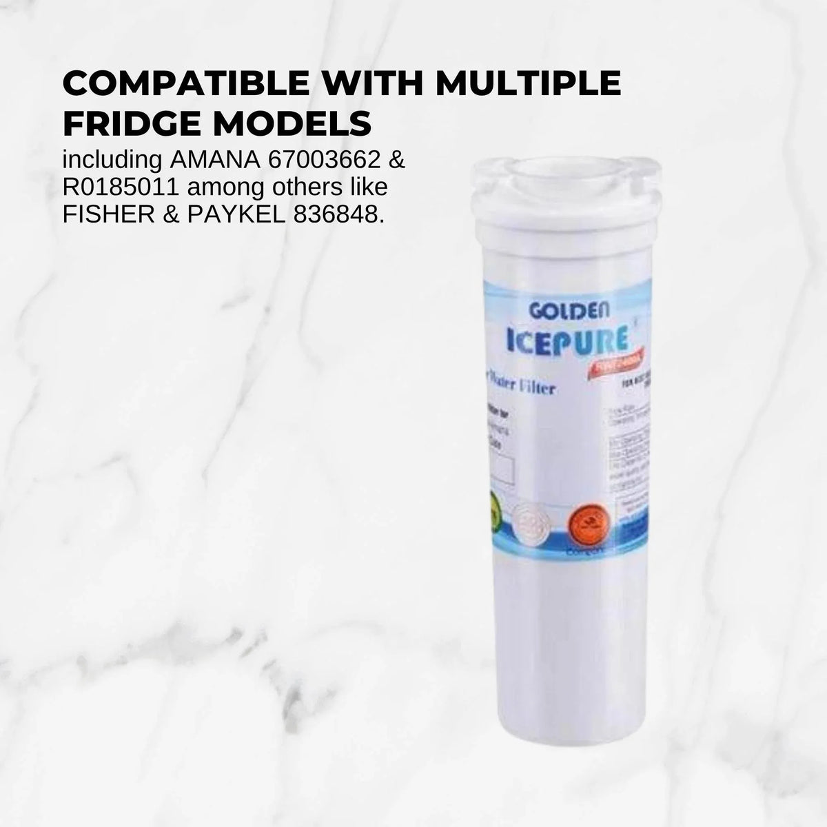 FRIDGE WATER FILTER - PREMIUM QUALITY For AMANA 67003662 & R0185011