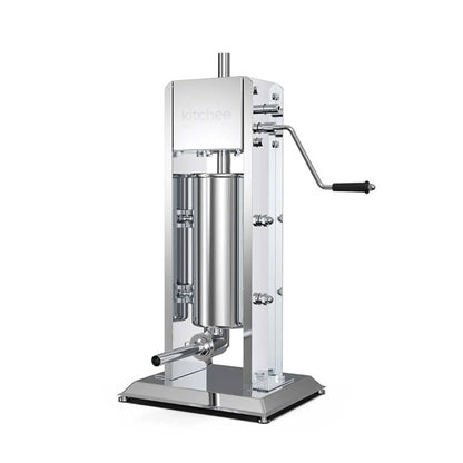 3L Manual Vertical Sausage Filler - Stainless Stuffer Meat Press Machine