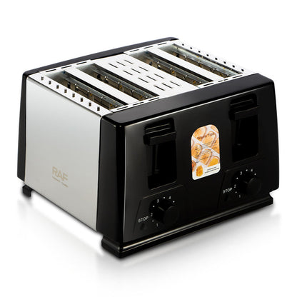 4 Slice Toaster Efficient Easy to Clean with Removable Crumb Tray Wide Slot Design