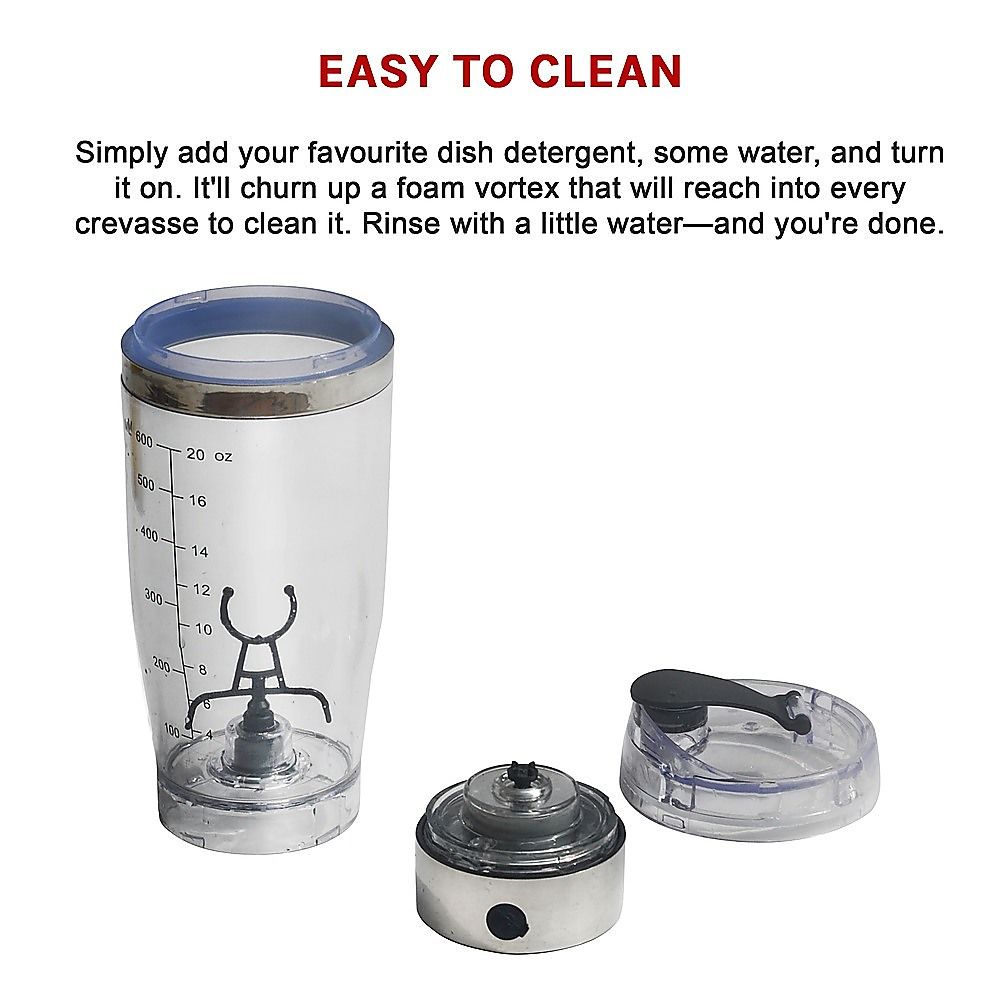 600ml Electric Smart Portable Blender Protein Shaker Bottle Cup