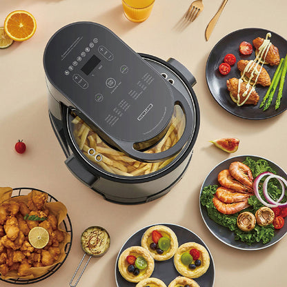 Hoper Layer Multi-functional 2 in 1 air fryer & smokeless BBQ grill  KZ-50