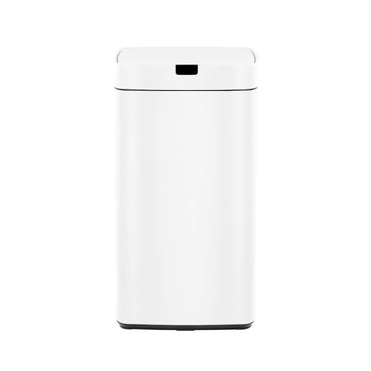 Devanti 45L Motion Sensor Bin Rubbish Automatic White